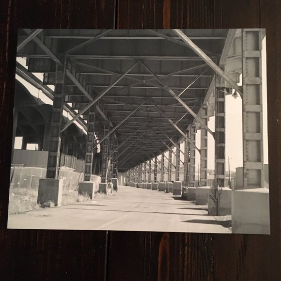 Hankel Other - Lewis & Clark Viaduct Kansas City, MO B&W Photo